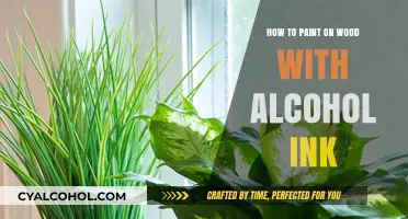 Alcohol Ink Wood Painting: A Beginner's Guide