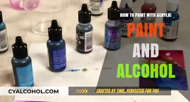 Creating Art: Acrylics and Alcohol, a Creative Mix