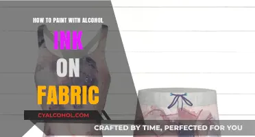 Alcohol Ink Art: Painting on Fabric