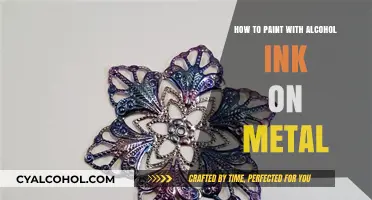 Alcohol Ink Artistry: Painting on Metal