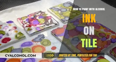 Alcohol Ink Art: Painting on Tiles Made Easy