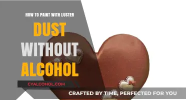 Create Lustrous Art with Dust: Alcohol-Free Techniques