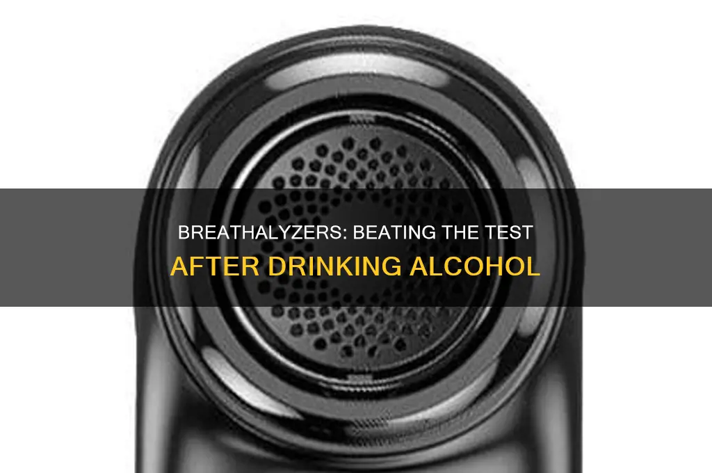 how to pass a breathalyzer after consuming alcohol