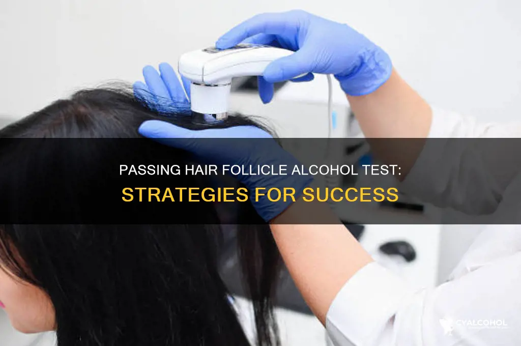 how to pass a hair follicle for alcohol
