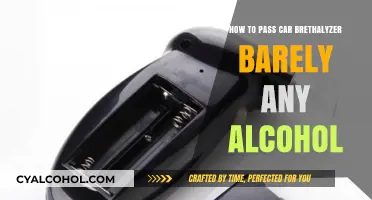 Avoiding False Positives: Passing a Breathalyzer with Minimal Alcohol