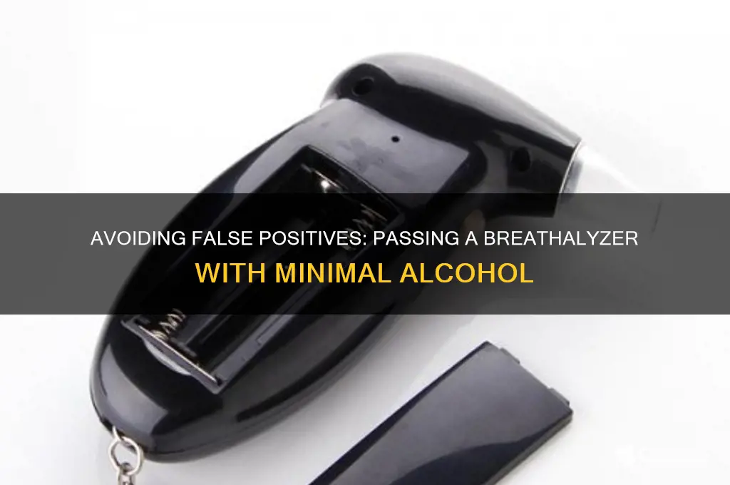 how to pass car brethalyzer barely any alcohol