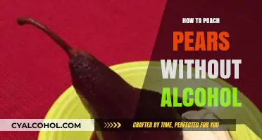 Perfectly Poached Pears: Alcohol-Free Recipe for Sweet, Tender Fruit