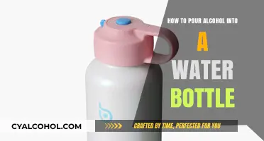 Pouring Alcohol: Water Bottle Trick