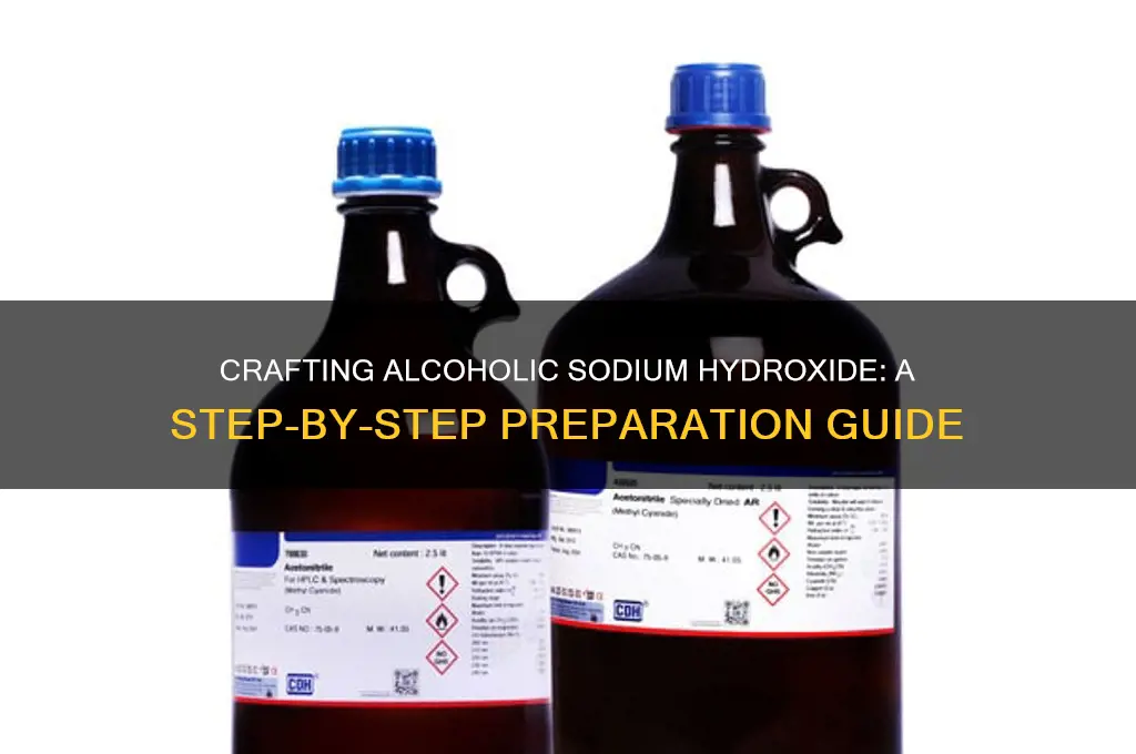 how to prepare alcoholic sodium hydroxide