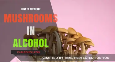 Preserving Mushrooms in Alcohol: A Simple Guide for Longevity