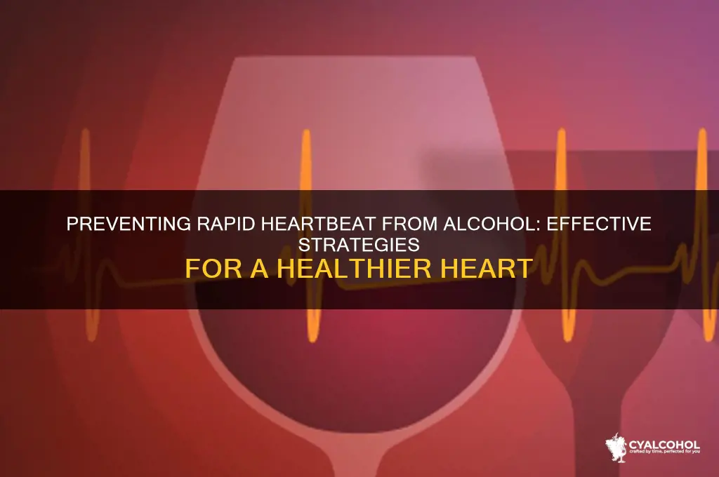 how to prevent fast heartbeat alcohol