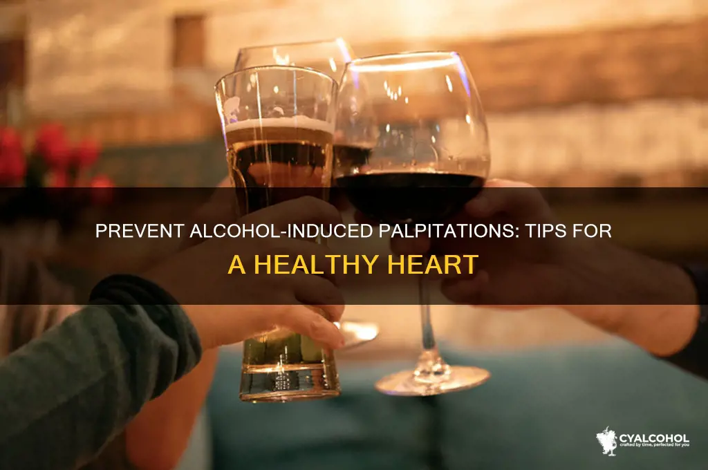 how to prevent palpitations from alcohol