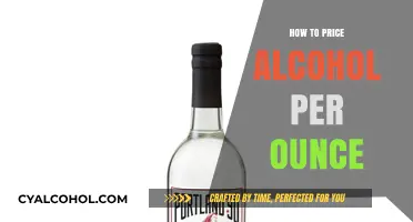 Mastering Alcohol Pricing: How to Calculate Cost Per Ounce