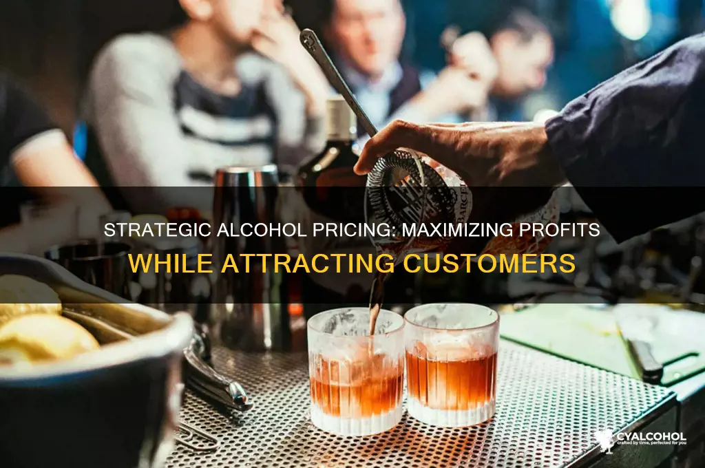 how to price alcohol