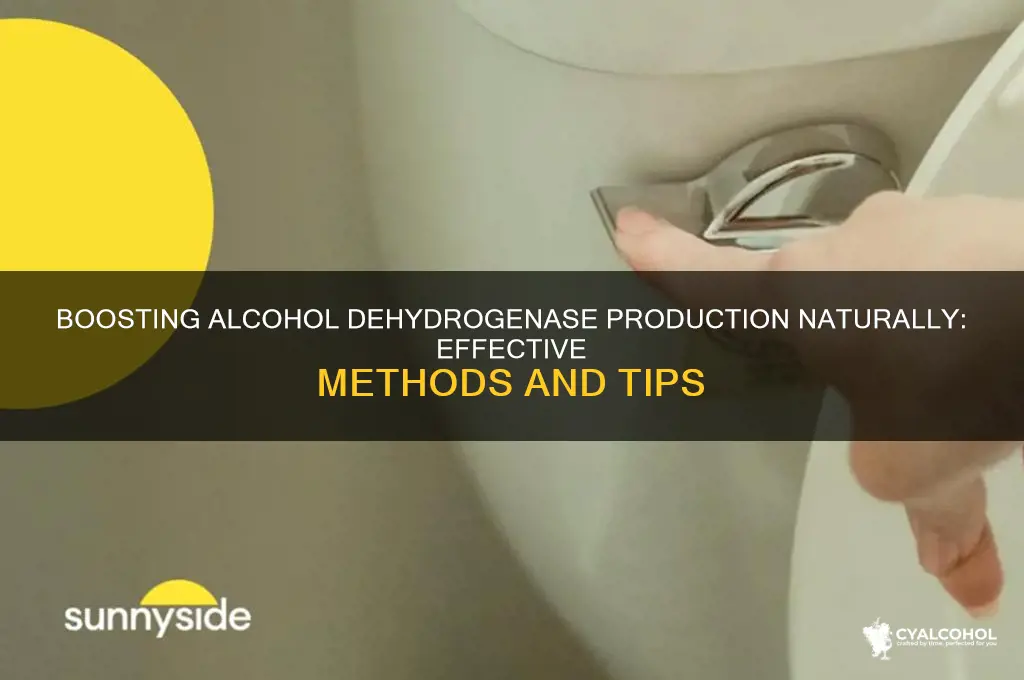 how to produce alcohol dehydrogenase naturally