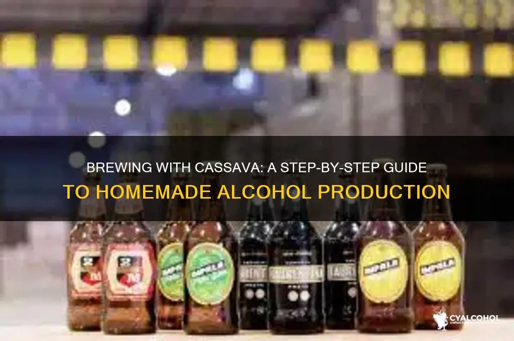 how to produce alcohol from cassava