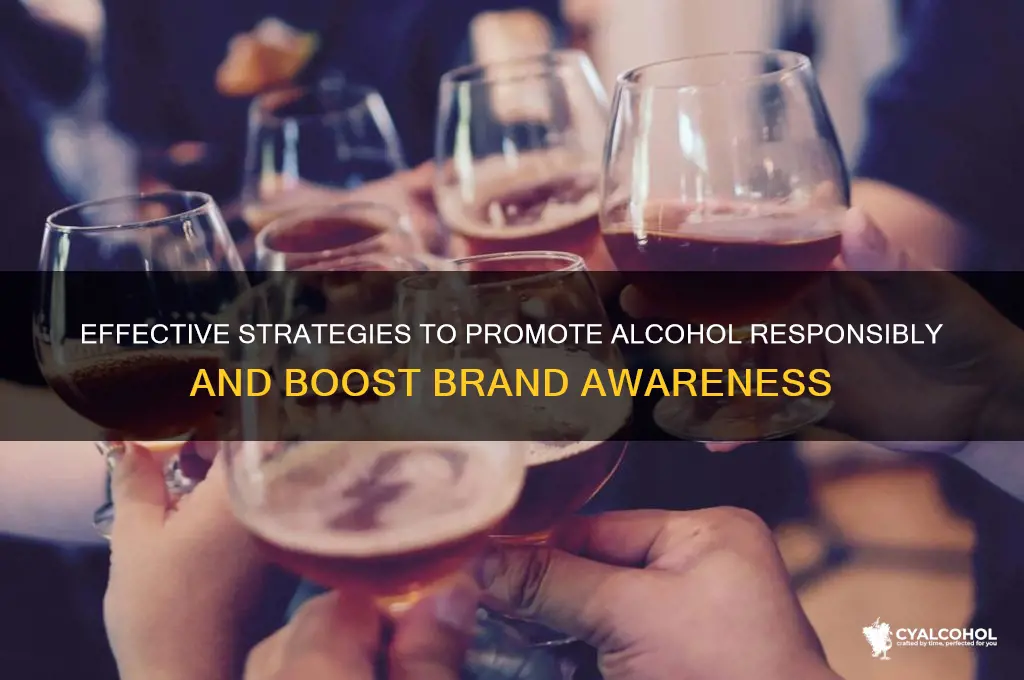 how to promote alcohol