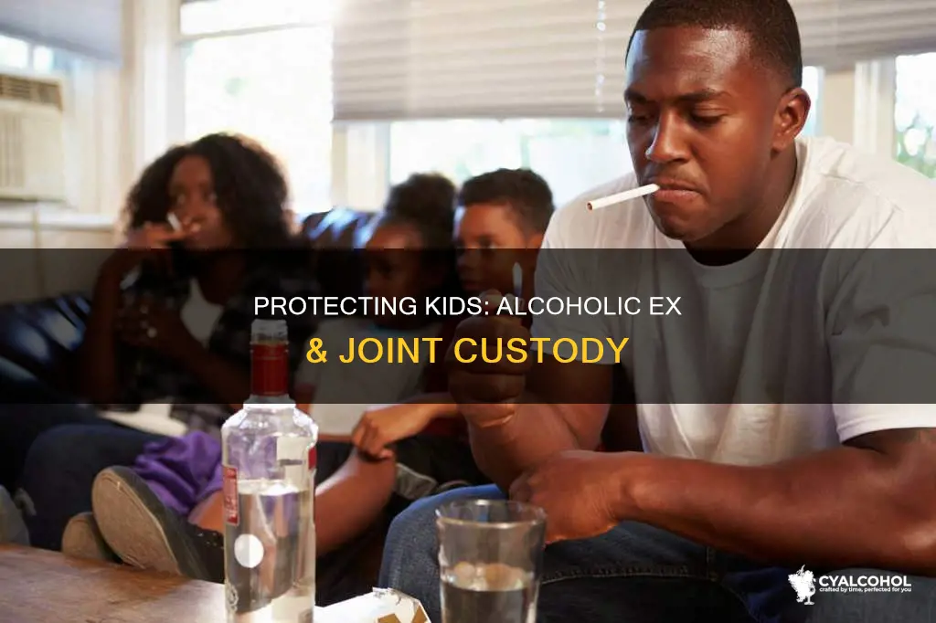 how to protect kids from alcoholic ex in joint custody