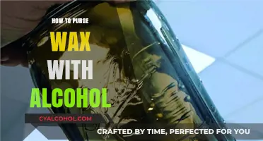 Effective Alcohol Purging Techniques for Wax Removal: A Comprehensive Guide