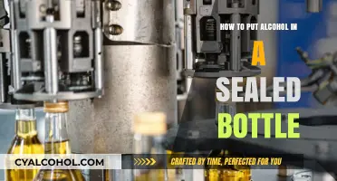 Injecting Alcohol: Sealed Bottle Technique