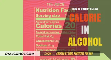 Low-Cal Alcohol: What Qualifies?