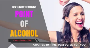Freezing Point Elevation: Raising Alcohol's Freezing Point