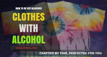 Revive Faded Clothes: Redye with Alcohol