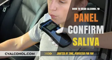 Saliva Alcohol Testing: Reading 10-Panel Results