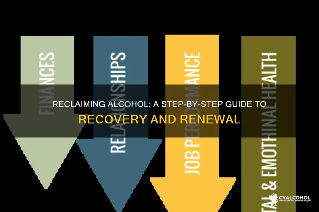 how to reclaim alcohol