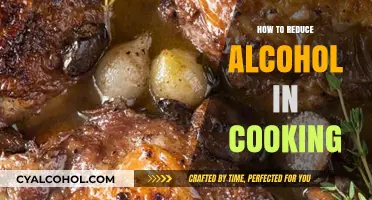Cooking with Less Alcohol: Simple Tips for Flavorful, Reduced-Alcohol Dishes