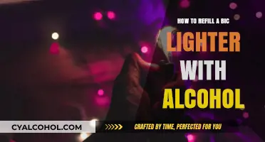Refilling a Bic Lighter: Using Alcohol Safely