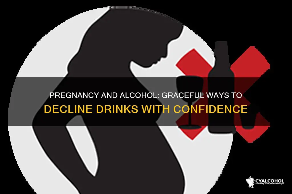 how to refuse alcohol when pregnant