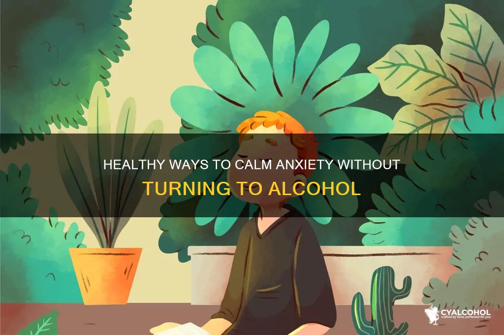 how to relieve anxiety without alcohol
