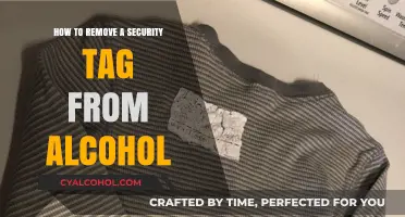 Removing Security Tags from Alcohol Bottles: A Step-by-Step Guide
