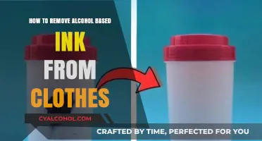 Removing Alcohol Ink Stains from Clothes