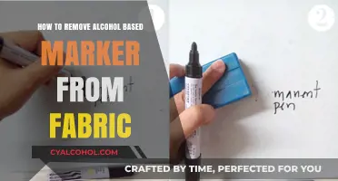 Removing Alcohol Marker Stains from Fabric