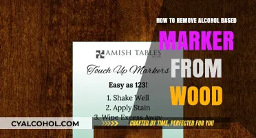 Removing Alcohol Marker Stains from Wood