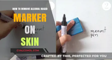 Removing Alcohol Marker Stains from Skin