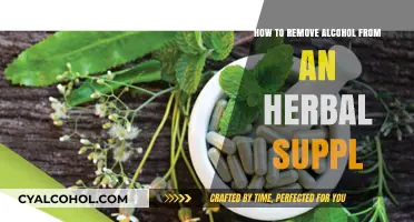 Extracting Alcohol from Herbal Supplements: Effective Methods