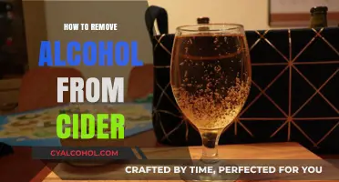 Effective Methods to Remove Alcohol from Cider at Home