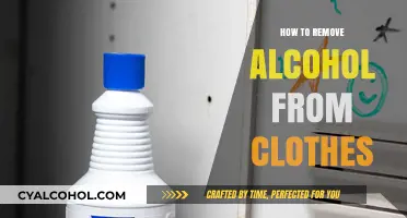 Quick Tips for Removing Alcohol Stains from Your Clothes