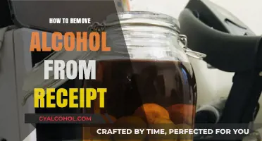 Efficient Methods to Remove Alcohol from Receipts: A Step-by-Step Guide
