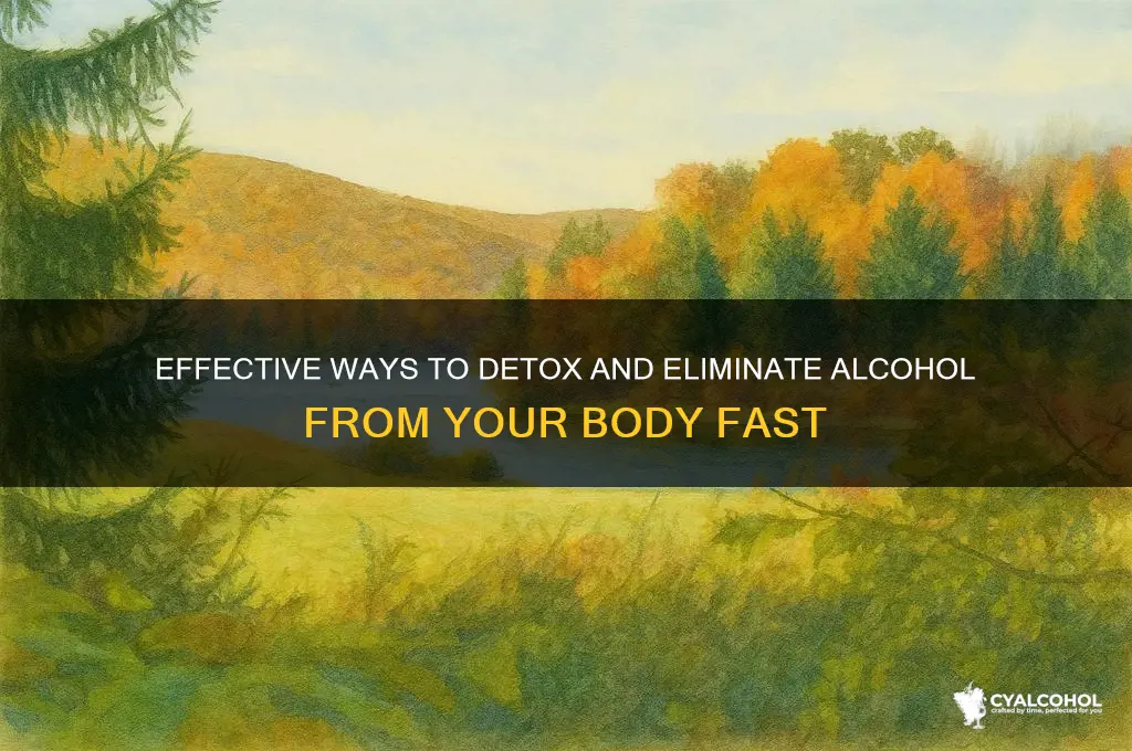 how to remove alcohol from system