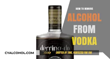 Effective Methods to Remove Alcohol from Vodka at Home