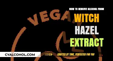 The Safe Way to Remove Alcohol from Witch Hazel