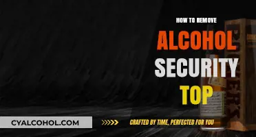 Quick Guide: Removing Alcohol Security Tops Safely and Easily