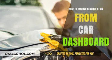 Eradicating Alcohol Stains from Your Car Dashboard