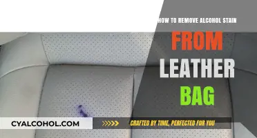 Leather Bag Maintenance: Removing Alcohol Stains
