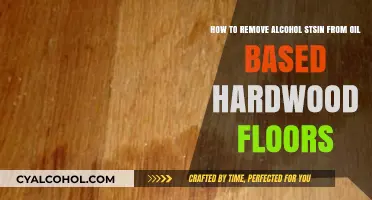 Get Rid of Alcohol Stains on Oil-Based Hardwood Floors