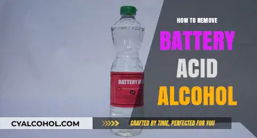 Effective Methods to Safely Remove Battery Acid with Alcohol